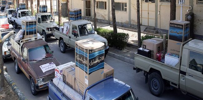 اهداء ۱۰۰ سری جهیزیه ایرانی به نیت شهدا در میبد