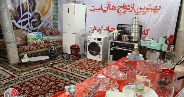افتتاح نمایشگاه جهیزیه اقساطی درشهرستان اشکذر