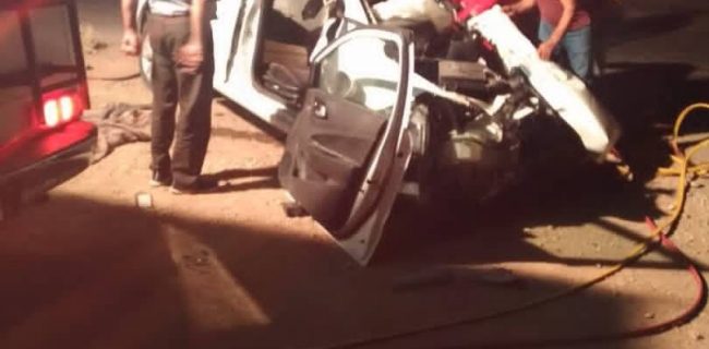 ۳فوتی و مصدوم در حادثه تصادف محور بافق به بهاباد