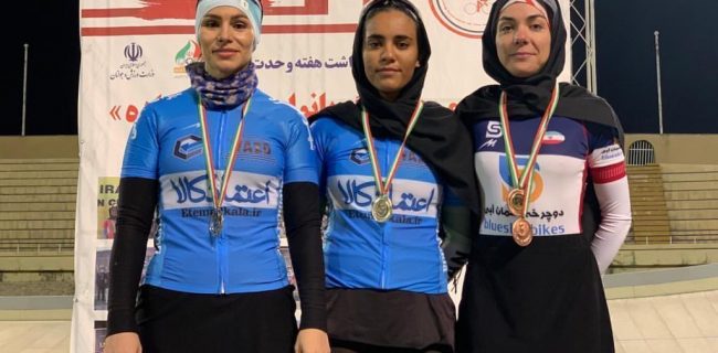 قهرمانی دو تیم یزدی در اولین مرحله لیگ پیست بانوان