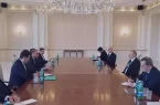 دیدار وزیر امور خارجه جمهوری اسلامی ایران و رئیس جمهوری آذربایجان