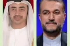 گفتگوی تلفنی وزیر امور خارجه کشورمان با وزیر امور خارجه امارات متحده عربی