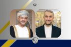 رایزنی تلفنی وزرای امور خارجه جمهوری اسلامی ایران و سلطنت عمان