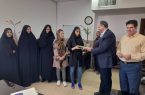 دانش آموز مدال آور دبیرستان دخترانه سما یزد تقدیر شد