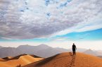 کویر کاراکال از تپه های شنی طلایی تا آسمان پرستاره شب