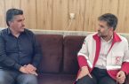 دیدار مدیرعامل جمعیت هلال احمر یزد با فرماندار اشکذر