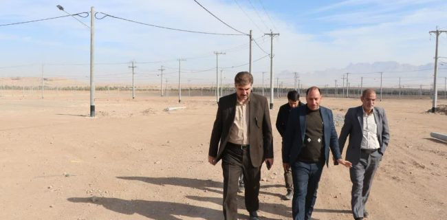 بازدید سرپرست فرمانداری شهرستان زارچ از شهرک صنعتی این شهرستان