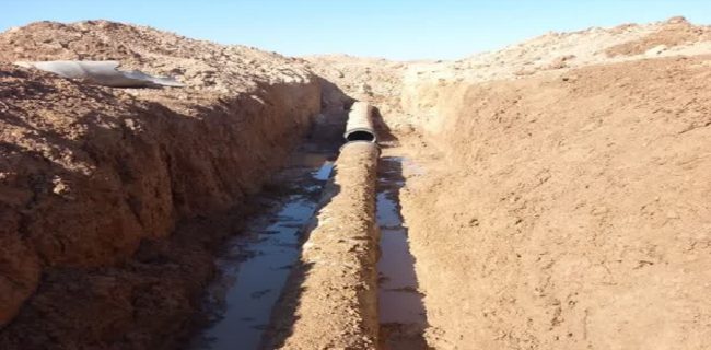 حادثه شکستگی خط انتقال مهردشت رفع شد حادثه شکستگی خط انتقال مهردشت رفع شد