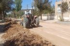 اصلاح شبکه آبرسانی خیابان آیت الله کاشانی میبد