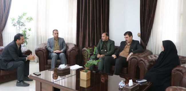 دیدار سرپرست فرمانداری شهرستان زارچ با رئیس سازمان صنعت، معدن و تجارت استان یزد
