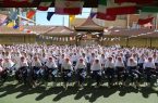 گلریزان دانش آموزان دبستان دخترانه شاهد حسین و فاطمه یزد جهت آزادی زندانیان غیر عمد