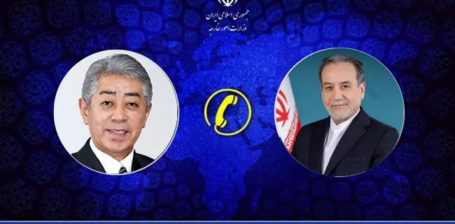 گفتگوی تلفنی وزرای امور خارجه جمهوری اسلامی ایران و ژاپن