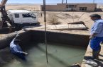 مرمت شکستگی خط جمع آوری چاههای صدر آباد بافق