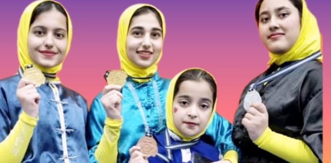 کسب شش مدال دیگر توسط دختران یزدی در مسابقات ووشو قهرمانی کشور