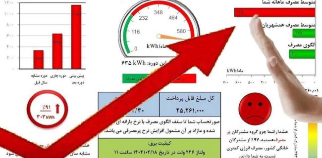 پرمصرف‌ها با قبض‌های جدید برق نقره داغ می‌شوند 