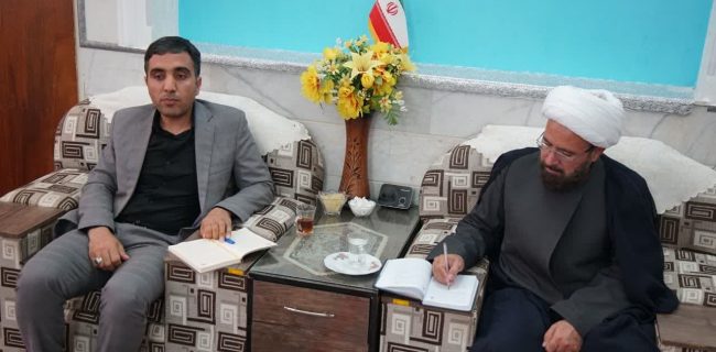 دیدار مسئولان اداره صنعت، معدن و تجارت و اتاق اصناف با امام جمعه شهرستان اشکذر