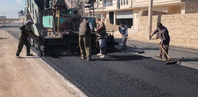 تحقق بیش از ۹۰ درصد تعهدات آسفالت در منطقه چهار شهرداری یزد