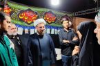 حضور امام جمعه اشکذر و دستیار دانش آموزی معاون استانداری یزد در موکب نذر ظهور