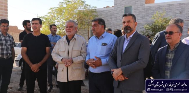 بازدید مسئولان استانی و شهرستانی از روستاهای بخش مرکزی شهرستان اشکذر