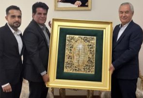 تعامل فرهنگی دو کشور همزبان در دیدار سفیر تاجیکستان و هنرمند یزدی
