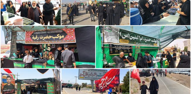 حماسه پیاده‌روی جاماندگان اربعین در جاده سلامت تفت