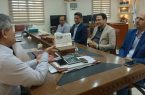 بازدید مسئولان میبد از کارخانه کاشی ارچین