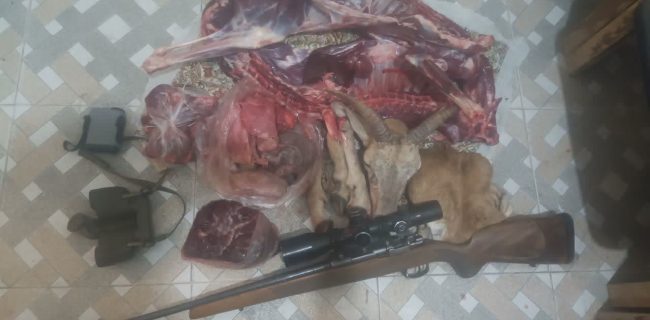 شکارچی حرفه ای در شهرستان بهاباد در چنگال قانون
