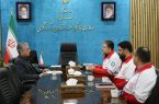 دیدار مدیرعامل هلال‌احمر یزد با معاون هماهنگی امور اقتصادی و گردشگری استانداری
