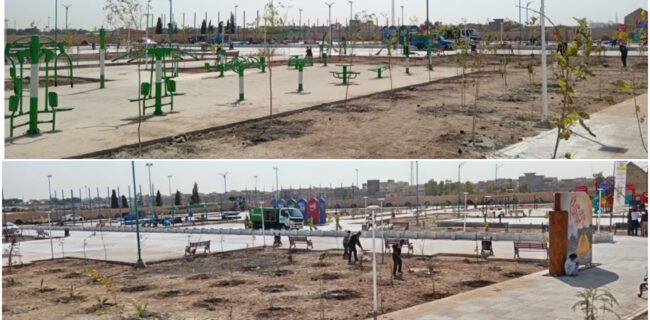 بهره‌برداری از بوستان نهج‌البلاغه به مناسبت هفته وحدت