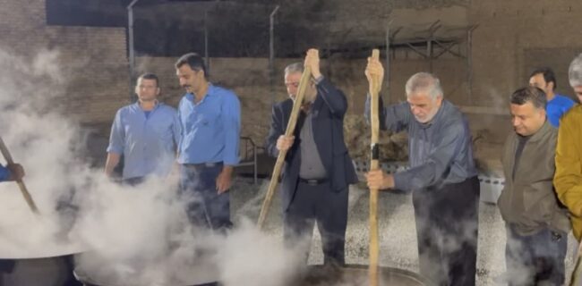 جلوه‌ای از همدلی کارکنان آبفا در سوگ حضرت زهرا(س)