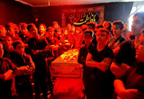 آیین متفاوت فاطمیه در اشکذر؛ ضبط تصویری نوحه ایرانِ فاطمی هم‌زمان با حضور شهید خوشنام