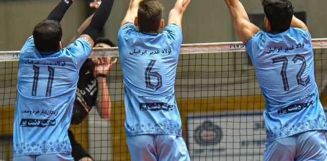 پیروزی قاطع چادرملو اردکان در لیگ برتر والیبال ایران