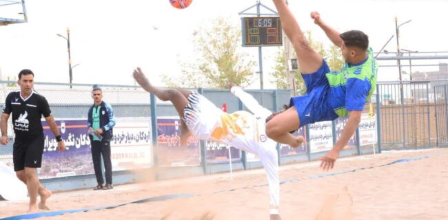 دربی فوتبال ساحلی استان یزد در لیگ برتر امید های ایران دربی فوتبال ساحلی استان یزد در لیگ برتر امید های ایران