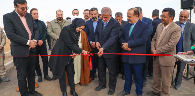 افتتاح پروژه تعویض جاده یزد–خضرآباد و بلوار ورودی شهر با حضور معاون وزیر راه و شهرسازی