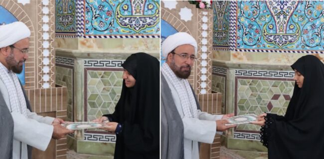 دو دانشآموز به عنوان دستیاران امام جمعه اشکذر منصوب شدند دو دانشآموز به عنوان دستیاران امام جمعه اشکذر منصوب شدند