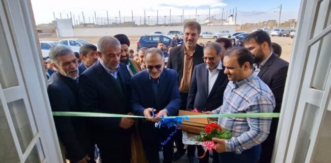 افتتاح خانه بهداشت حضرت معصومه (س) روستای محمدآباد زارچ