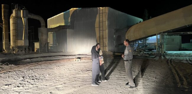 پایش شبانه واحدهای صنعتی شهرستان تفت