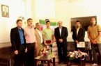 دیدار رئیس اداره ورزش و جوانان مهریز با قهرمان آسیایی فوتبال ساحلی