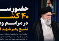 حضور سران ۴۰ کشور در مراسم وداع و تشییع رهبر شهید انقلاب