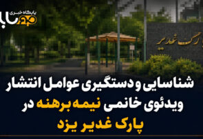 شناسایی و دستگیری عوامل انتشار ویدئوی خانمی نیمهبرهنه در پارک غدیر یزد