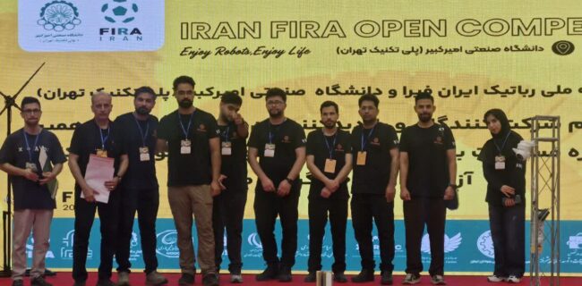 درخشش تیم رباتیک دانشگاه آزاد اسلامی یزد در رقابتهای ملی فیراکاپ درخشش تیم رباتیک دانشگاه آزاد اسلامی یزد در رقابتهای ملی فیراکاپ