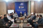 دیدار فرماندار مهریز و دستیاران قرآنی فرمانداران استان یزد با امام جمعه مهریز
