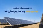 فاز نخست نیروگاه خورشیدی ۲ مگاواتی چاهک وارد مدار بهره برداری شد
