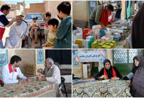 کاروان سلامت هلال‌احمر اشکذر به ۱۳۰ نفر از اهالی روستای اسلام‌آباد خدمات درمانی ارائه کرد